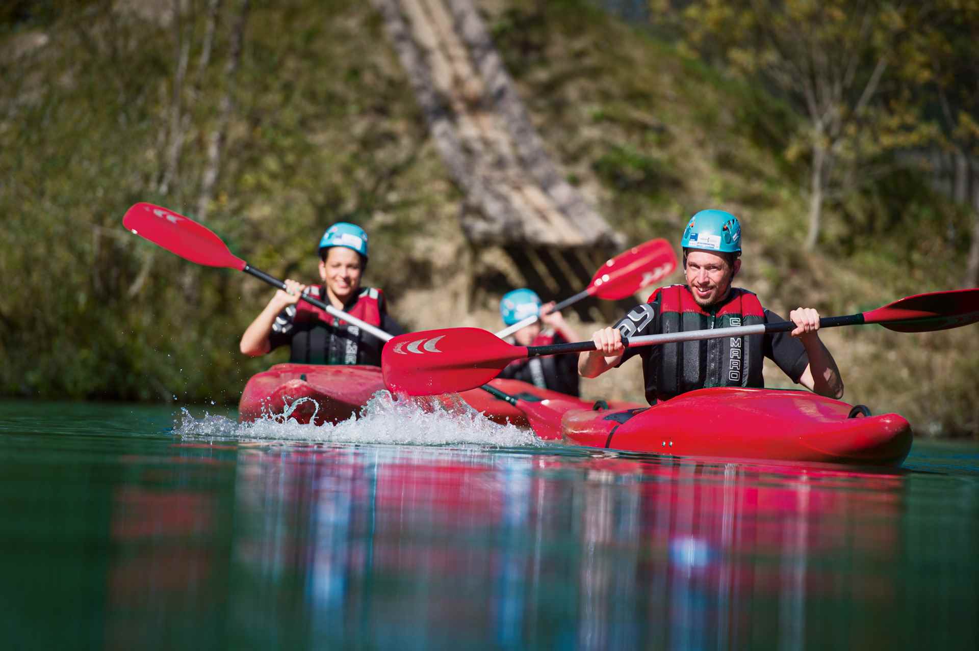 Kajak im Sommerurlaub in Flachau