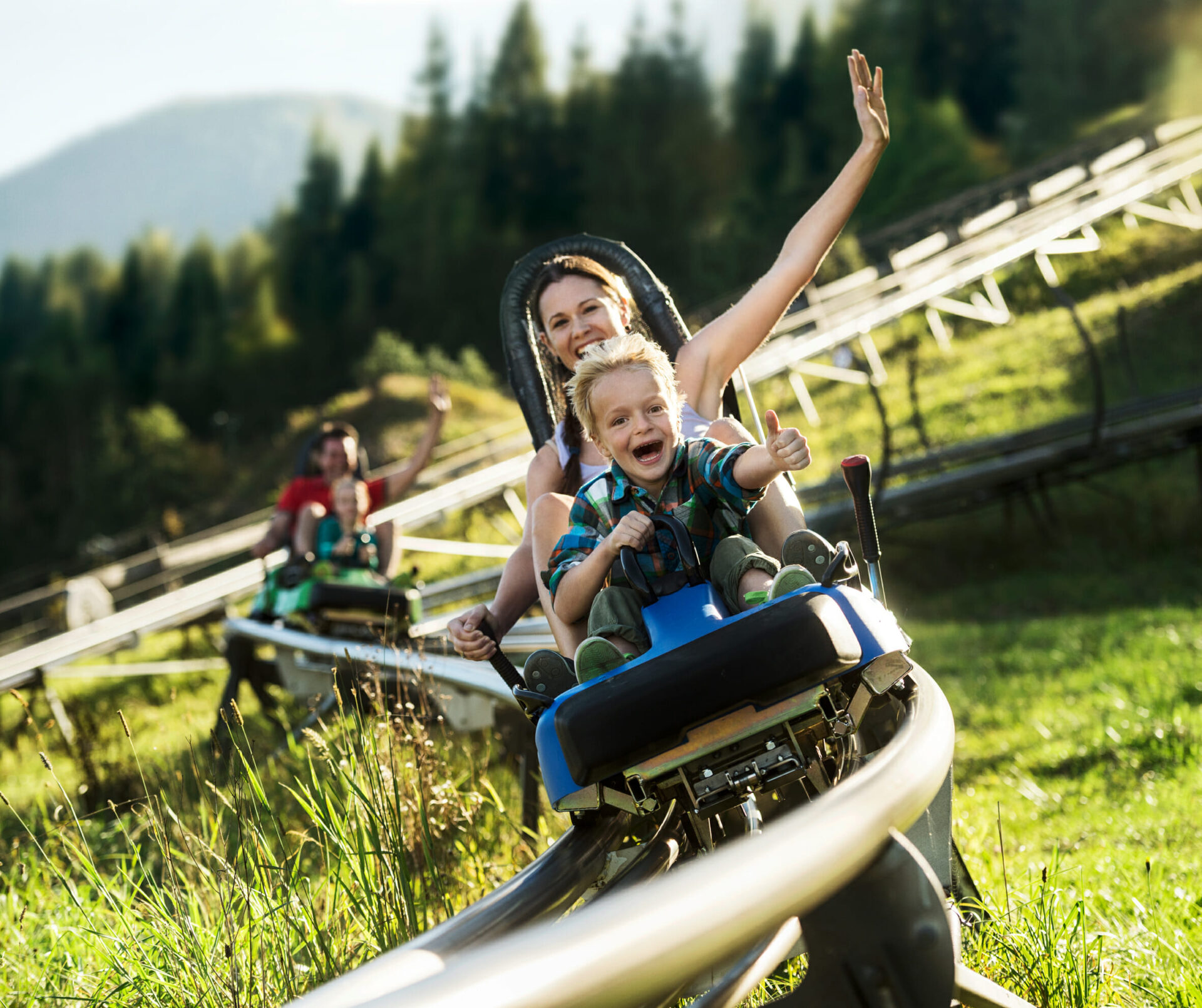 Summer tobogganing in Flachau